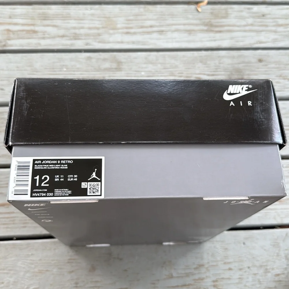 VNDS Air Jordan 9 Retro “Olive” 2024 - Picture 13 of 15